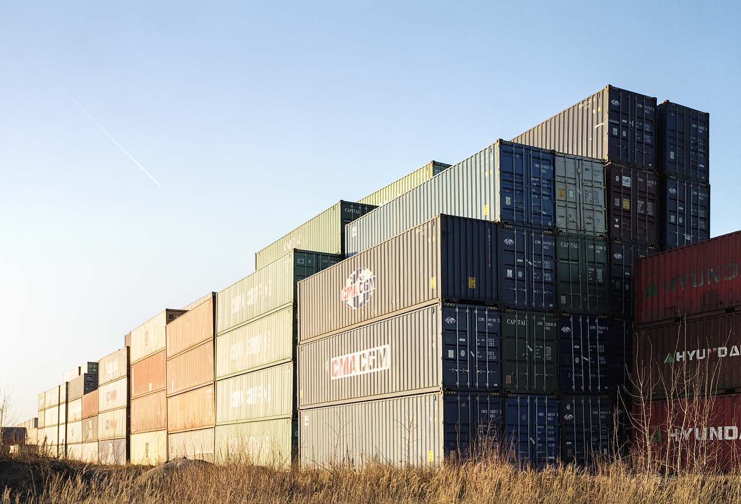 Containerterminal fotografiert von Sergey Kleptcha