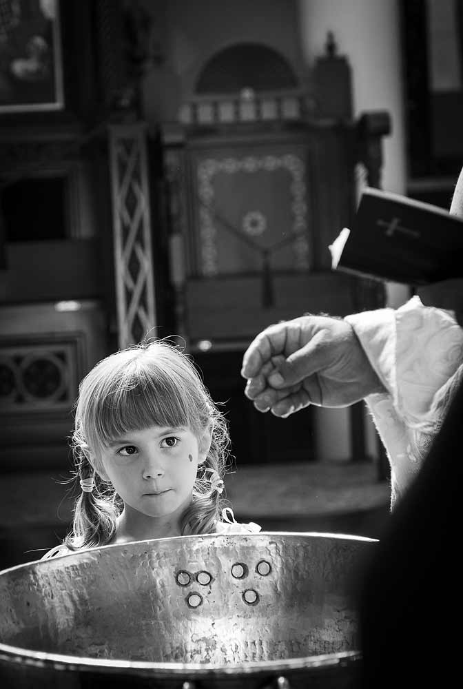 Griechisch-orthodoxe Taufe, Reportage von Sergey Kleptcha